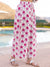 Set of 3 - Saahiba Cotton Kurta, Palazzo and Dupatta - Pinklay