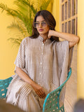 Set of 2 - Maatangi Modal Kaftan Shirt Dress and Palazzo
