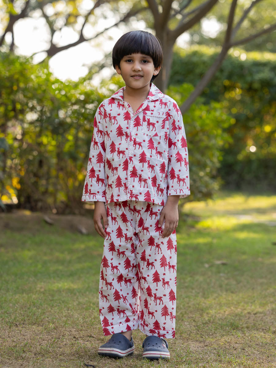 Jingle Bell Organic Cotton Pyjama Set