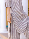 Set of 2 - Kaveri Block Printed Kurta and Lantern Pants