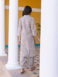 Set of 2 - Kaveri Block Printed Kurta and Lantern Pants