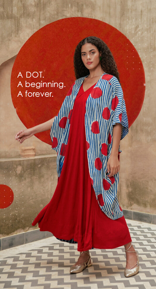 SHUNYA by Pinklay – Handblock printed indigo clothing in dabu technique, soft cotton.
