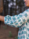 Sinamika Block Printed Modal Maxi Dress - Pinklay