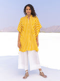 Set of 2 - Sylvie Hand Printed Shirt Dress and Palazzo - Pinklay
