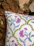 Vartika Hand Block Printed Cotton Cushion Cover - 18 Inch - Pinklay