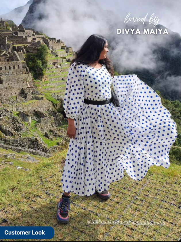 Senorita Balloon Sleeve Dress