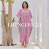 Soft and breathable cotton loungewear with hand block prints, ideal for relaxed festive dressing – Pinklay