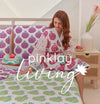 Artisanal, Handcrafted and handblock printed, luxe home decor, bed linens, bath linens, fragrance sets from pinklay.