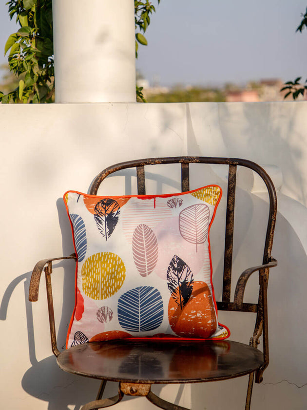 Autumn Wonder Cotton Cushion Cover - Pinklay