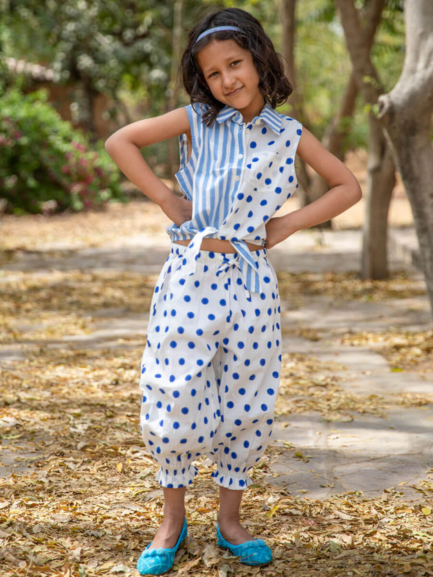 Polka Love Top & Pants Set - Pinklay