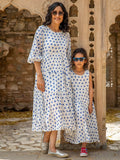 Polka Love Organic Cotton Dress - Pinklay\