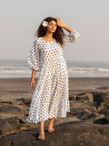Bonita Balloon Sleeve Dress - Pinklay