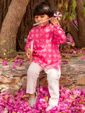Little Hearts Organic Cotton Kurta - Pinklay