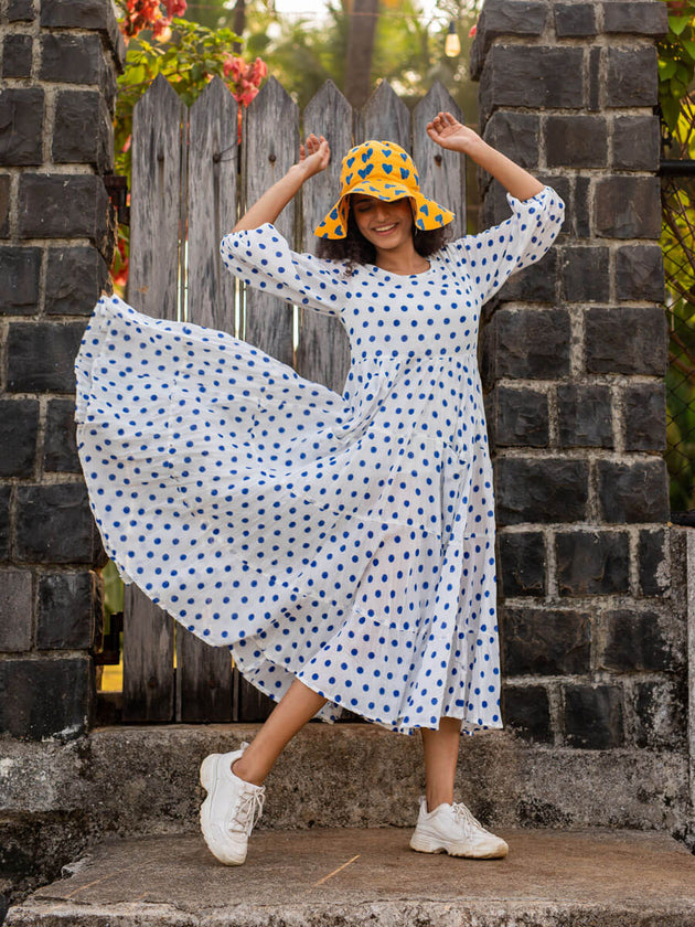 Bonita Balloon Sleeve Dress - Pinklay