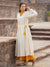 Set of 2- Sunheri Pintuck Dress With Angrakha Jacket