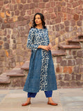 Advika Cotton Long Kurta Set | Pinklay