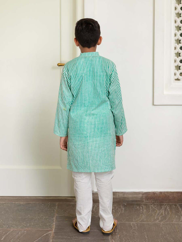 Mayur Cotton Long Kurta | Pinklay