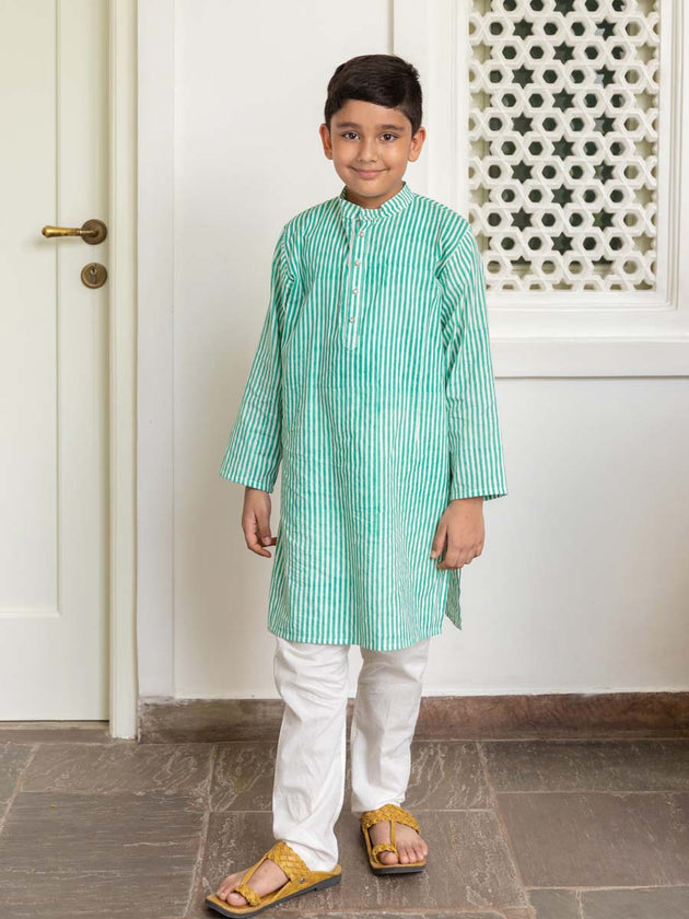 Mayur Cotton Long Kurta | Pinklay