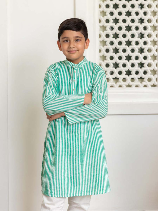 Mayur Cotton Long Kurta | Pinklay