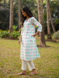 Aesha Cotton Long Kurta - Pinklay