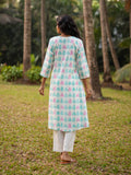 Aesha Cotton Long Kurta - Pinklay