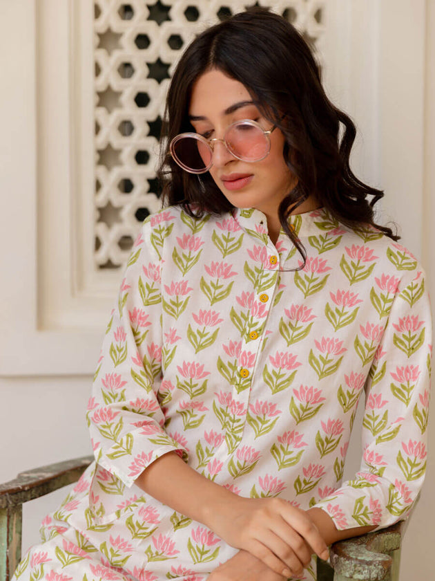 Amaira Cotton Kurta | Pinklay