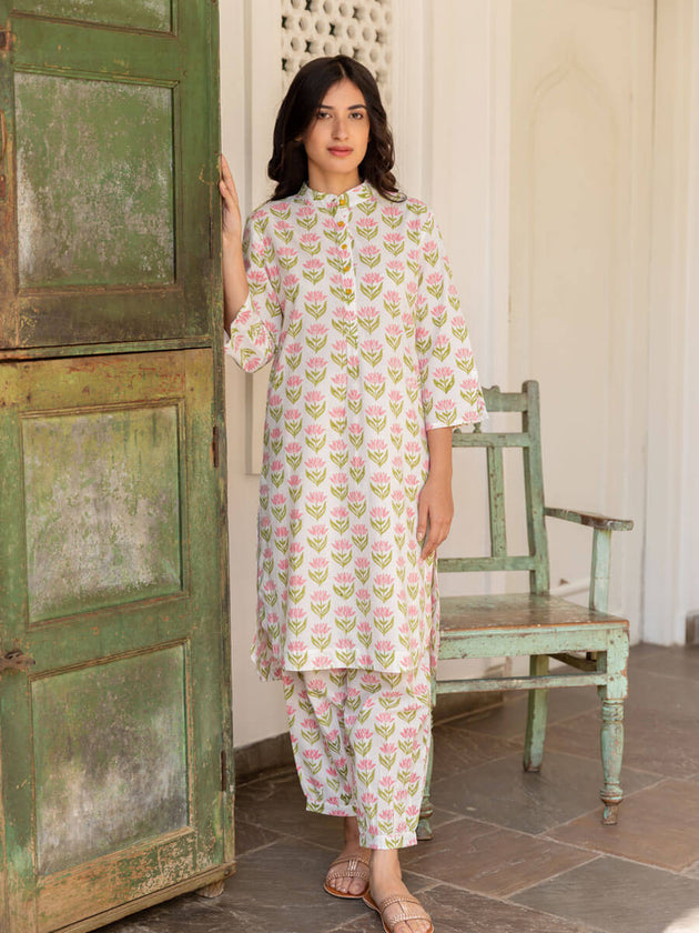 Amaira Cotton Kurta | Pinklay