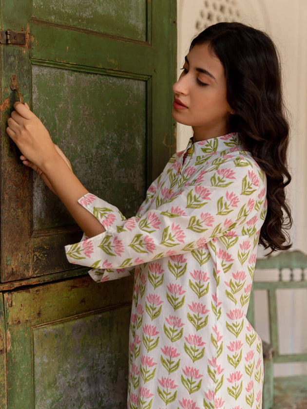Amaira Cotton Kurta | Pinklay