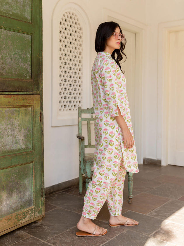 Amaira Cotton Kurta | Pinklay