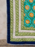 Amaltas Block Printed Cotton Quilt - Pinklay