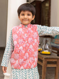 Set of 3 - Anant Long Kurta with Jacket | Pinklay