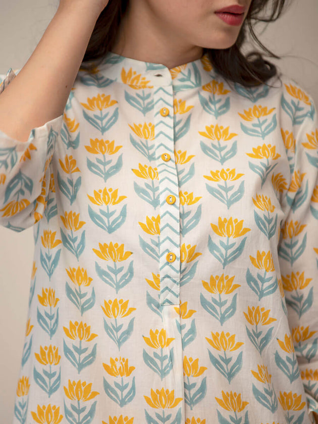 Anvi Cotton Kurta | Pinklay