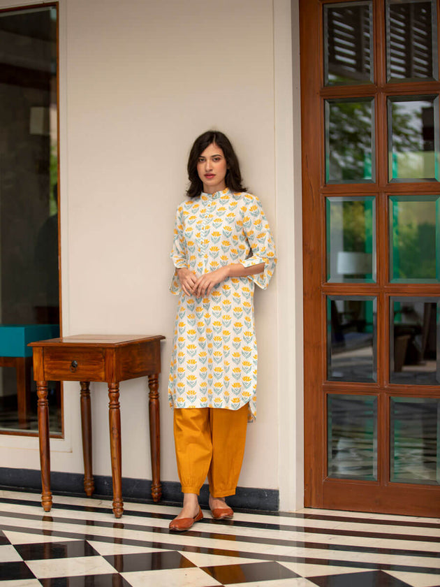 Anvi Cotton Kurta | Pinklay