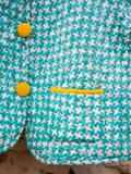 Aqua Fun Organic Cotton Quilted Tea Cup Jacket - Pinklay