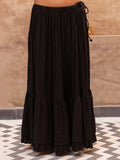Black Rayon Embroidered Kurta | Pinklay