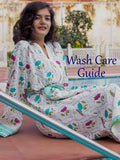 Set of 2 - Noor Block Printed Waffle Hand Towels - Pinklay