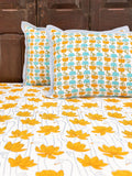 Ambuja Hand Block Printed Cotton Bed Sheet