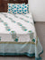 Saagar Hand Block Printed Cotton Bed Sheet - Pinklay