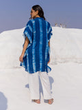 Set of 2 - Breeze Indigo Shirt Dress and Pants - Pinklay