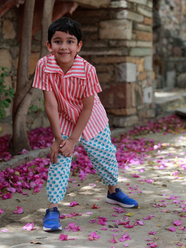 Pink Stripes Organic Cotton Shirt - Pinklay