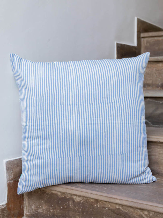 Padmini Block Printed Cotton Cushion Cover - Pinklay