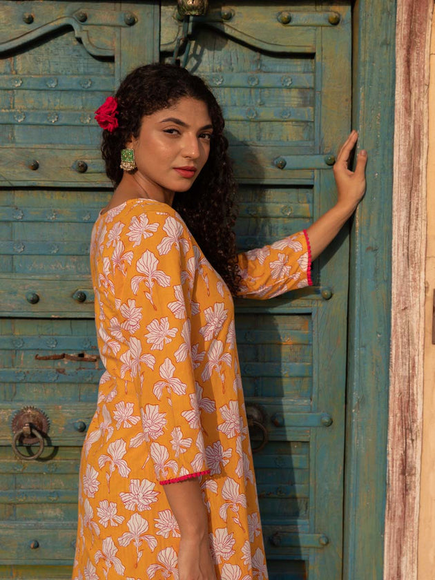 Kavita Cotton Kurta | Pinklay