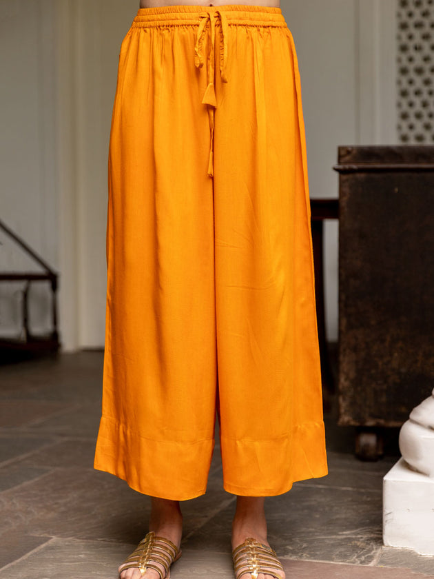 Amber Modal Palazzo Pants - Pinklay