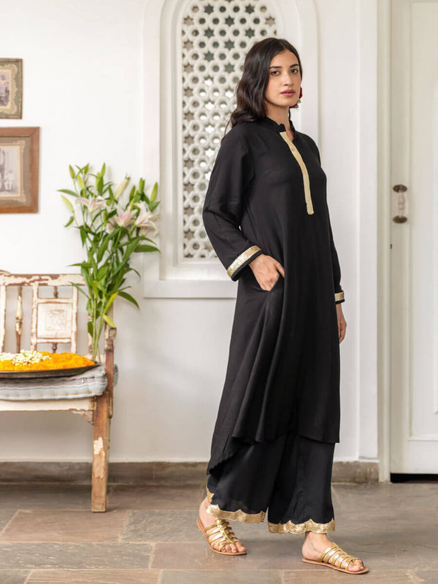 Mastani Sequin Long Kurta - Pinklay