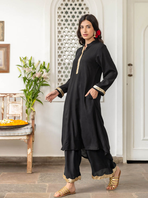 Mastani Sequin Long Kurta - Pinklay