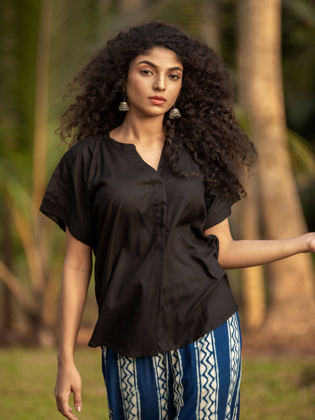 Gagan Rayon Cotton Top - Pinklay