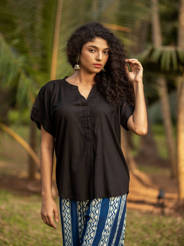 Gagan Rayon Cotton Top - Pinklay