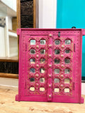 Jaipuri Pink Carved Shekhawati Jharokha Wall Decor | Pinklay