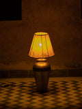 Swagat Hammered Metal Large Lamp Base | Pinklay