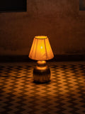 Shayari Floral Etched Metal Lamp Base - Pinklay